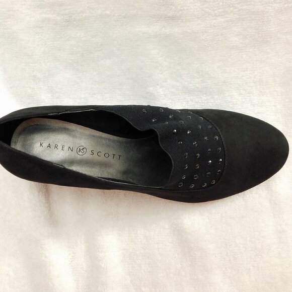 W331 Karen Scott Closed Toe Wedge Pumps - 7.5 M - Picture 5 of 6